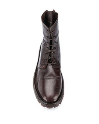 Bottes de loisirs en cuir marron foncé Moma