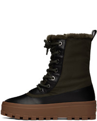 Bottes de loisirs en cuir marron foncé Mackage