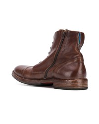 Bottes de loisirs en cuir marron foncé Moma