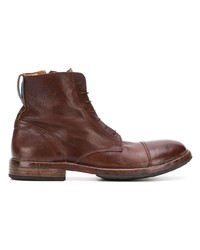 Bottes de loisirs en cuir marron foncé Moma