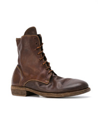 Bottes de loisirs en cuir marron foncé Guidi