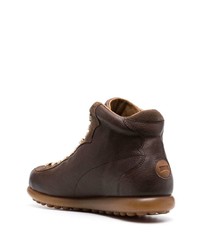 Bottes de loisirs en cuir marron foncé Camper