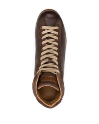 Bottes de loisirs en cuir marron foncé Camper