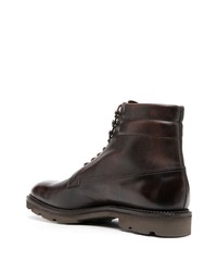 Bottes de loisirs en cuir marron foncé John Lobb