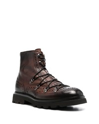 Bottes de loisirs en cuir marron foncé Doucal's