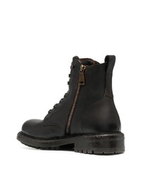 Bottes de loisirs en cuir marron foncé Dolce & Gabbana