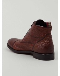 Bottes de loisirs en cuir marron foncé L'Eclaireur Made By