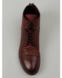 Bottes de loisirs en cuir marron foncé L'Eclaireur Made By