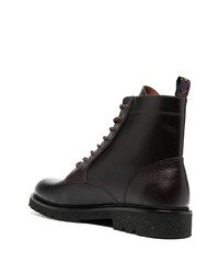 Bottes de loisirs en cuir marron foncé PS Paul Smith