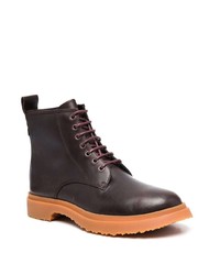 Bottes de loisirs en cuir marron foncé Camper