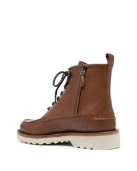 Bottes de loisirs en cuir marron Bally