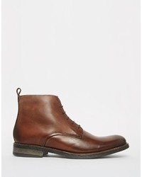 Bottes de loisirs en cuir marron