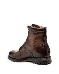 Bottes de loisirs en cuir marron Silvano Sassetti