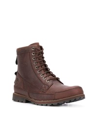 Bottes de loisirs en cuir marron Timberland