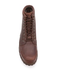 Bottes de loisirs en cuir marron Timberland