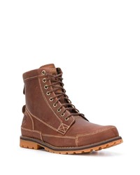 Bottes de loisirs en cuir marron Timberland