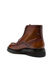 Bottes de loisirs en cuir marron Santoni