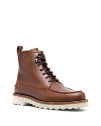 Bottes de loisirs en cuir marron Bally