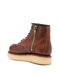 Bottes de loisirs en cuir marron Kenzo