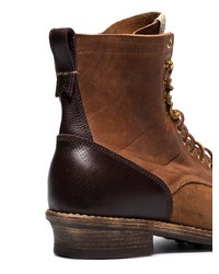 Bottes de loisirs en cuir marron VISVIM