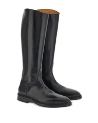 Bottes de loisirs en cuir marron Ferragamo