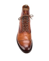 Bottes de loisirs en cuir marron Officine Generale