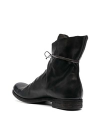 Bottes de loisirs en cuir noires A Diciannoveventitre