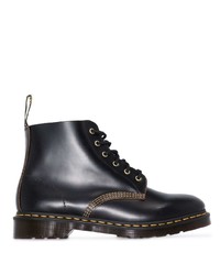 Bottes de loisirs en cuir noires Dr. Martens