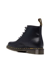 Bottes de loisirs en cuir noires Dr. Martens