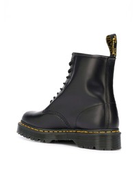 Bottes de loisirs en cuir noires Dr. Martens