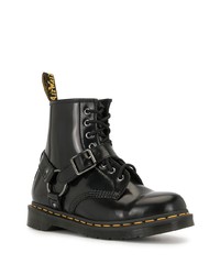 Bottes de loisirs en cuir noires Dr. Martens