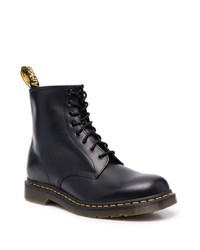 Bottes de loisirs en cuir noires Dr. Martens