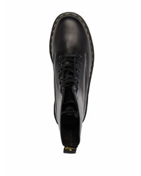 Bottes de loisirs en cuir noires Dr. Martens