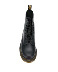 Bottes de loisirs en cuir noires Dr. Martens