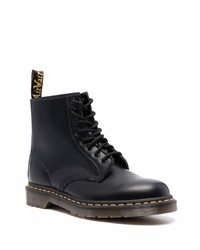 Bottes de loisirs en cuir noires Dr. Martens