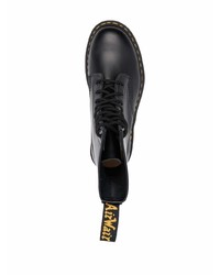 Bottes de loisirs en cuir noires Dr. Martens