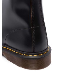 Bottes de loisirs en cuir noires Dr. Martens