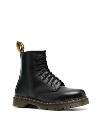 Bottes de loisirs en cuir noires Dr. Martens