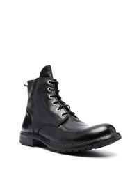 Bottes de loisirs en cuir noires Moma