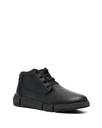 Bottes de loisirs en cuir noires Geox