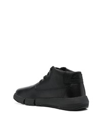 Bottes de loisirs en cuir noires Geox