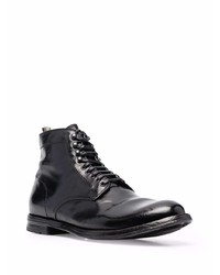 Bottes de loisirs en cuir noires Officine Creative