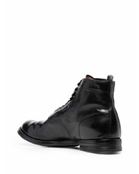 Bottes de loisirs en cuir noires Officine Creative