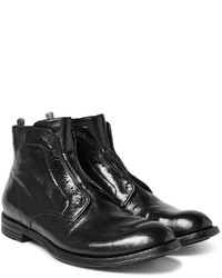 Bottes de loisirs en cuir noires Officine Creative