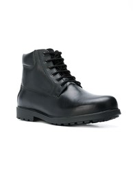 Bottes de loisirs en cuir noires Geox