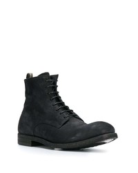 Bottes de loisirs en cuir noires Officine Creative