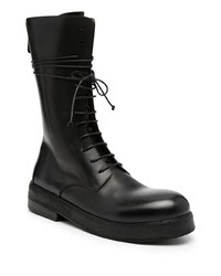 Bottes de loisirs en cuir noires Marsèll