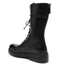 Bottes de loisirs en cuir noires Marsèll