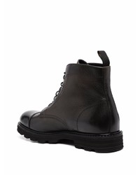 Bottes de loisirs en cuir noires Doucal's