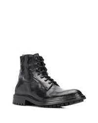 Bottes de loisirs en cuir noires Officine Creative